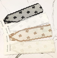  عکس4 هدبند دانتل پاپییون